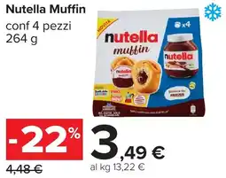 Carrefour Nutella Muffin offerta