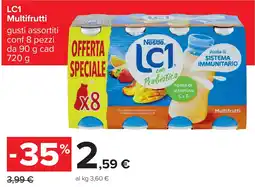 Carrefour LC1 Multifrutti offerta