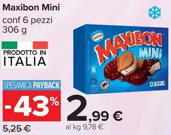 Carrefour Maxibon Mini offerta