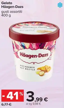 Carrefour Gelato Häagen-Dazs offerta