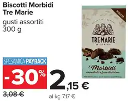 Carrefour Biscotti Morbidi Tre Marie offerta