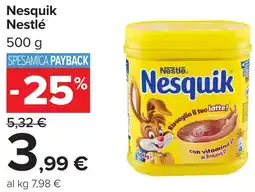 Carrefour Nesquik Nestlé offerta