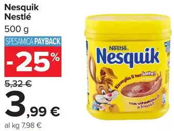 Carrefour Nesquik Nestlé offerta