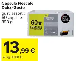 Carrefour Capsule Nescafè Dolce Gusto offerta