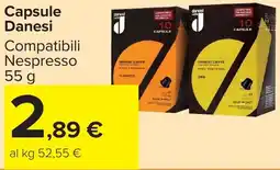 Carrefour Capsule Danesi offerta