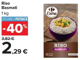 Carrefour Riso Basmati offerta