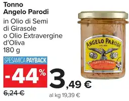 Carrefour Tonno Angelo Parodi offerta