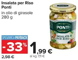 Carrefour Insalata per Riso Ponti offerta
