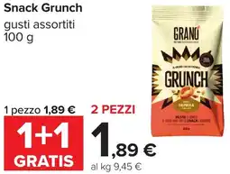 Carrefour Snack Grunch offerta