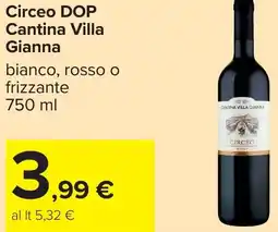 Carrefour Circeo DOP Cantina Villa Gianna offerta