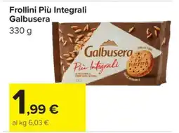 Carrefour Frollini Più Integrali Galbusera offerta