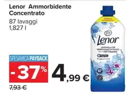 Carrefour Lenor Ammorbidente Concentrato offerta