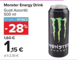 Carrefour MONSTER Energy Drink offerta