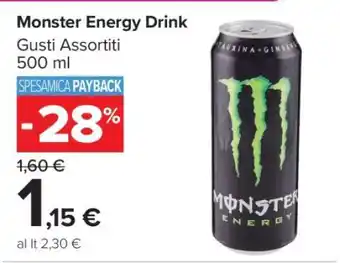Carrefour MONSTER Energy Drink offerta