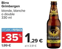 Carrefour Birra Grimbergen offerta
