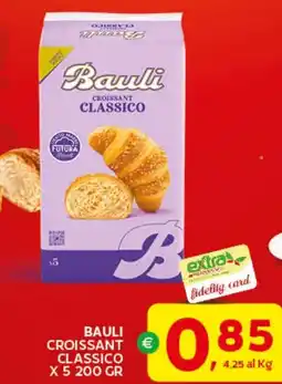 Extra Supermercati Bauli croissant classico x 5 offerta
