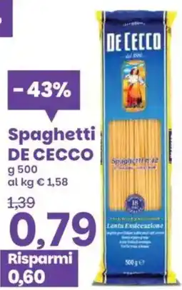 Prix Quality Spaghetti DE CECCO offerta