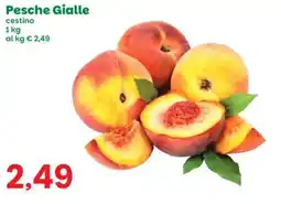 Prix Quality Pesche Gialle cestino offerta