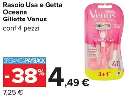 Carrefour Rasoio Usa e Getta Oceana Gillette Venus offerta