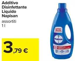 Carrefour Additivo Disinfettante Liq Napisan uido offerta