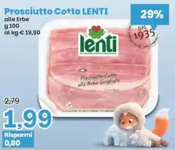 Prix Quality Prosciutto Cotto LENTI offerta