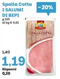 Prix Quality Spalla Cotta I SALUMI DI BEPI offerta