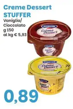 Prix Quality Creme dessert stuffer vaniglia/ cioccolato offerta