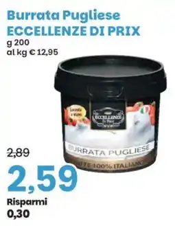 Prix Quality Burrata Pugliese ECCELLENZE DI PRIX offerta