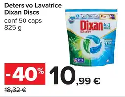Carrefour Detersivo Lavatrice Dixan Discs offerta