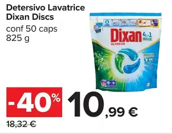 Carrefour Detersivo Lavatrice Dixan Discs offerta
