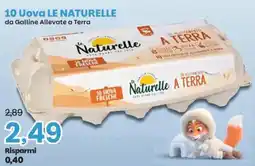 Prix Quality 10 uova le naturelle da galline allevate a terra offerta