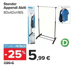Carrefour Stander Appendi Abiti offerta
