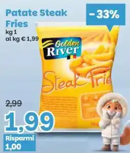 Prix Quality Golden River Patate Steak Fries offerta