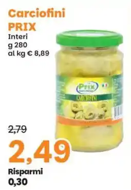 Prix Quality Carciofini prix interi offerta