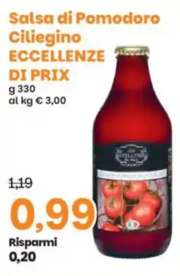 Prix Quality Salsa di Pomodoro Ciliegino ECCELLENZE DI PRIX offerta