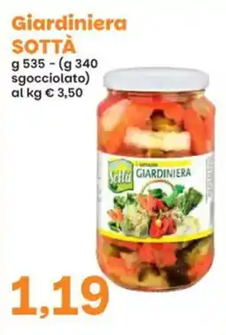 Prix Quality Giardiniera SOTTÀ offerta