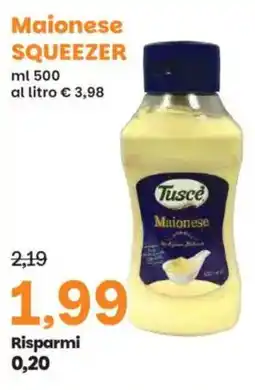 Prix Quality Tusce Maionese SQUEEZER offerta