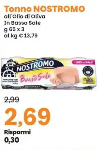 Prix Quality Tonno nostromo all'olio di oliva in basso sale offerta