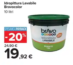 Carrefour Idropittura Lavabile Bravocolor offerta