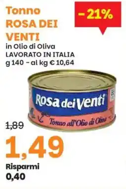 Prix Quality Tonno rosa dei venti in olio di oliva lavorato in italia offerta