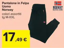 Carrefour Pantalone in Felpa Uomo Norway offerta