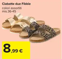Carrefour Ciabatte due Fibbie offerta