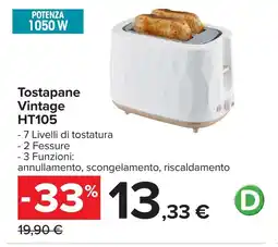 Carrefour Tostapane Vintage HT105 offerta