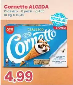 Prix Quality Cornetto algida classico offerta