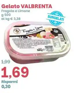 Prix Quality Gelato valbrenta fragola e limone offerta