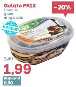 Prix Quality Gelato prix tiramisù offerta