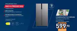 Unieuro HOOVER FRIGORIFERO MAXI SBS H-FRIDGE 500 HHSBSO 6174DX offerta