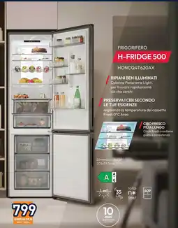 Unieuro HOOVER FRIGORIFERO H-FRIDGE 500 HONCQ4T620AX offerta