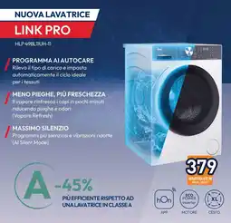 Unieuro HOOVER NUOVA LAVATRICE HLP 49BL11UH-11 offerta
