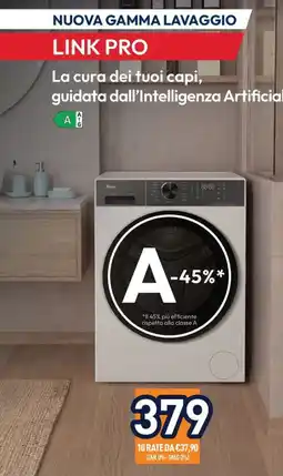 Unieuro HOOVER NUOVA GAMMA LAVAGGIO LINK PRO offerta